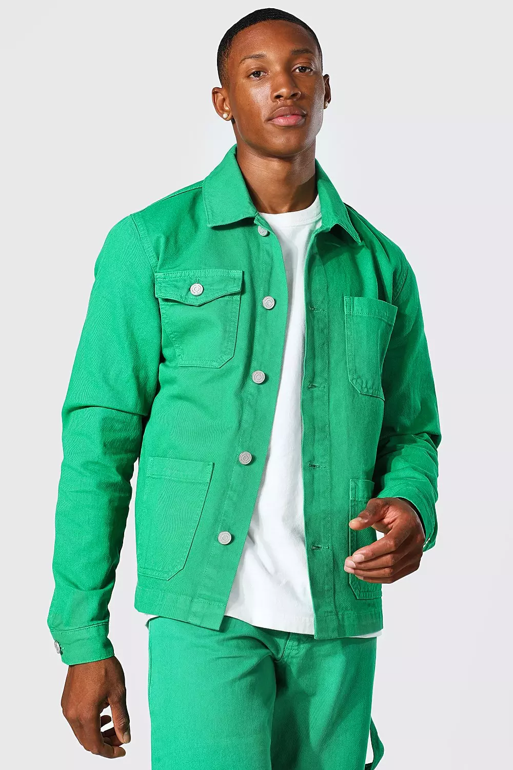 Regular Fit Worker Denim Jacket